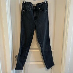 Free People Dark Wash Skinny Jeans